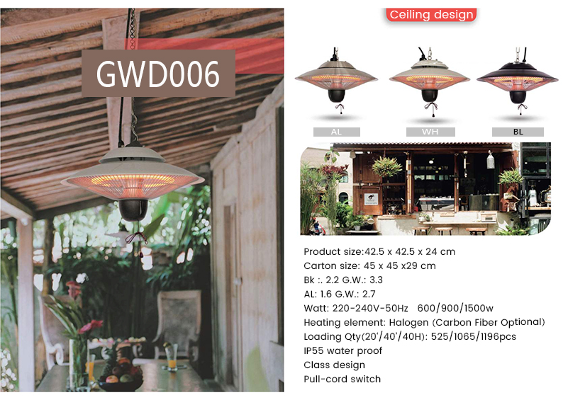 Ceiling Design with Infrared Heater