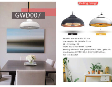 Ceiling Design with Infrared Heater