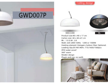 Ceiling Design with Infrared Heater