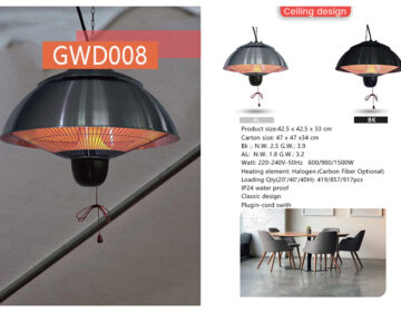 Ceiling Design with Infrared Heater