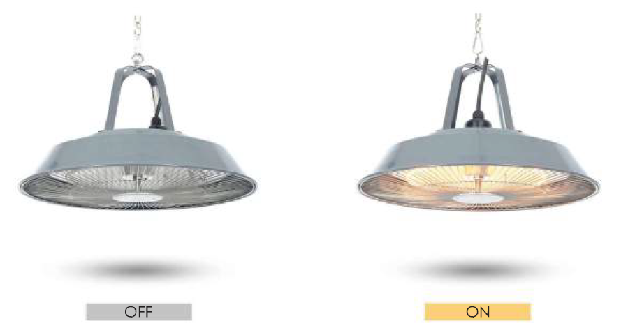 Ceiling Design with Infrared Heater