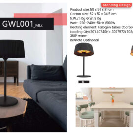 Modern Standing Design Infrared Heater for Home Comfort