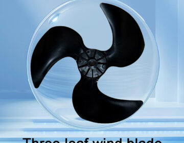Three leaf wind blade